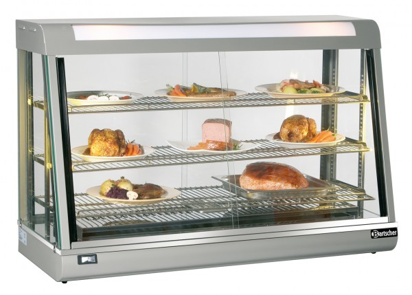 Bartscher Heiße Theke / Warmhaltevitrine Deli III, lackiert für die Gastronomie