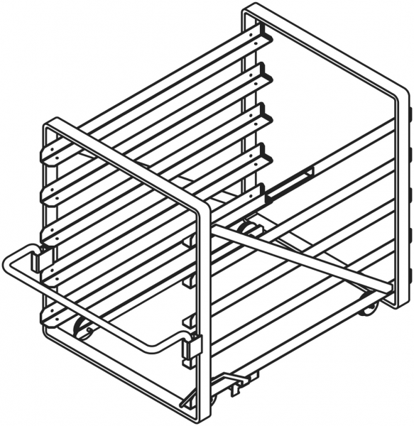 Hordengestell 5 x Euronorm (600x400mm)