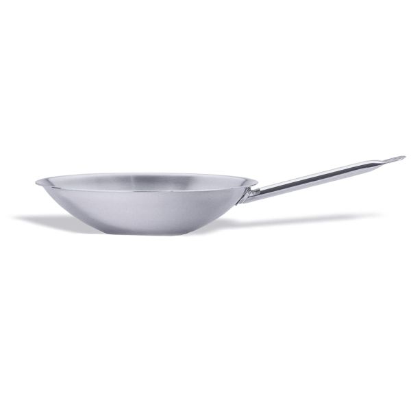 Berner Wok-Pfanne flacher Boden WPLF1 für Induktionsherde 39cm