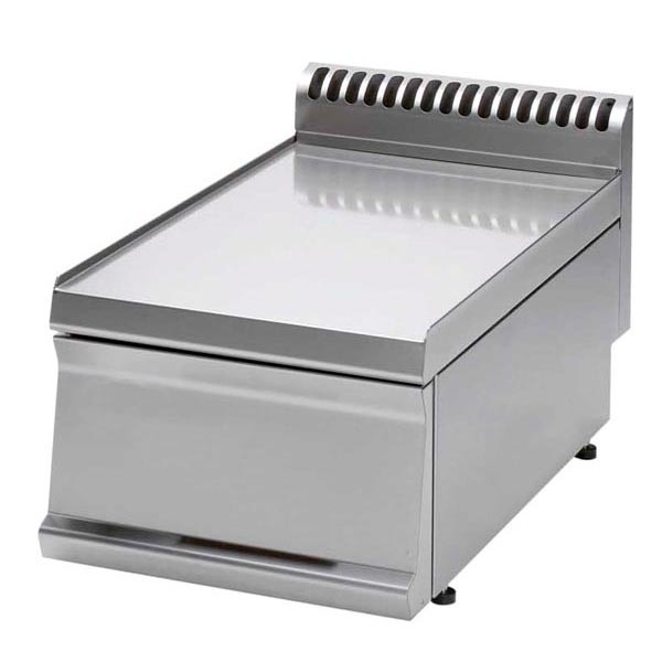 Tecnoinox Neutralelement, Arbeitsplatte ohne Schublade 350mm breit