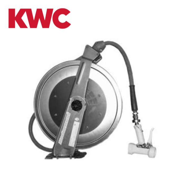 KWC Gastro 49800189 Auszieh-Schlauchbrause mit Schlauchaufroller 15 Meter