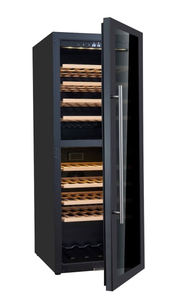 SARO Weinlagerschrank WK 77D, für 77 Flaschen, 2 Zonen