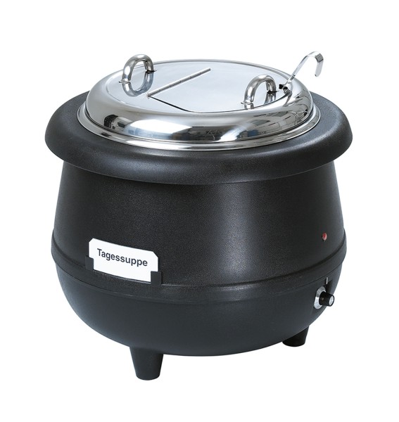 BARTSCHER Suppentopf Gourmet, 10L, schwarz - 100047