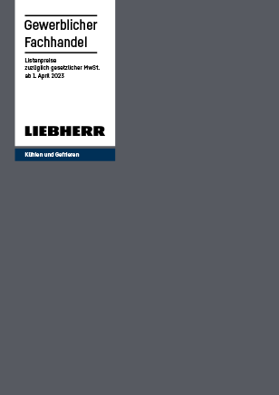 Liebherr Preisliste April 2023