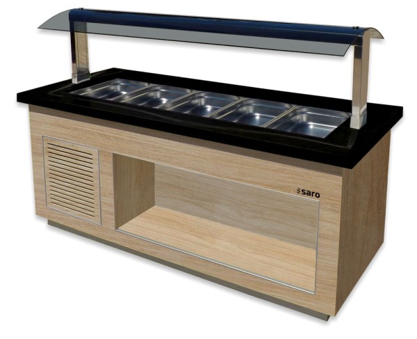 SARO Heißes Buffet für 5x 1/1 GN, Modell PREMIUM LINE SB-H200 OAK