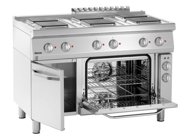 BARTSCHER Elektroherd 700, B1200, 6PL, EBO - 286347