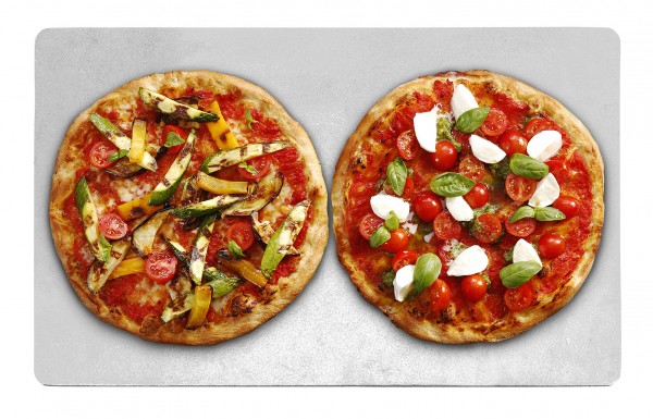 PIZZA GRILL Blech zur Wärmespeicherung Alu 600 x 400