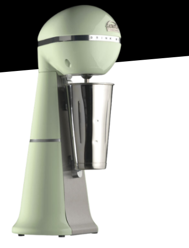 Mixer für Getränke A-2001 hellgrün 15.000 bis 22.000 U/min ARTEMIS by NOSCH mit Edelstahl-Becher