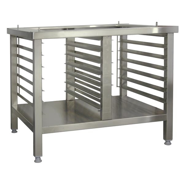 Untergestell für LAINOX Kombidämpfer 10xGN 2/1, offen mit 6xGN 2/1 Einschübe