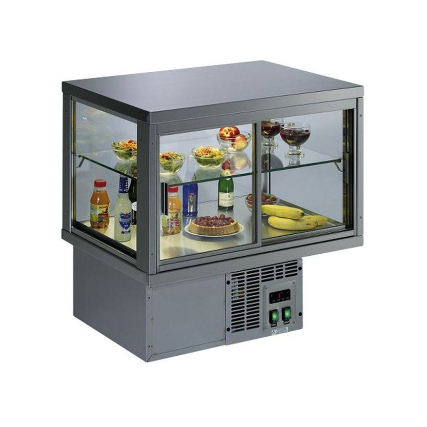 Einbaukühlvitrine auf Platte