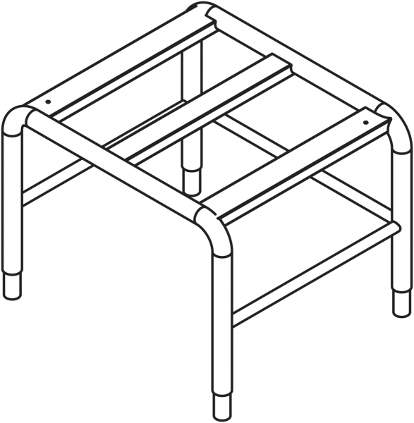 Untergestell für 10 x GN 1/1 Geräte