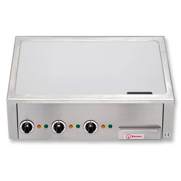 Berner BGAX120C Asia Teppanyaki-Grillplatte hartverchromt