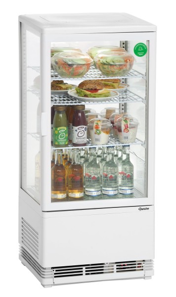 BARTSCHER Mini-Kühlvitrine 78L, weiß - 700578G