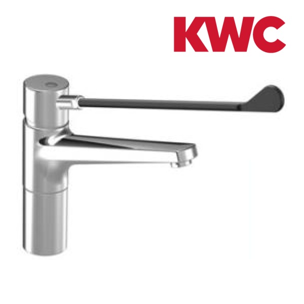 KWC Gastro 24.501.104.000LL Gastro Waschtisch-Armatur mit langem Hebel - Auslauf lang / erhöht