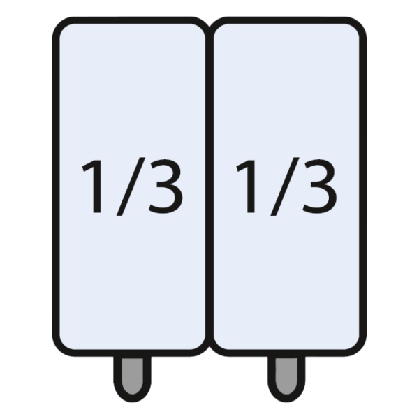 SARO E7/CPCEXC Nudelkorb-Set 2 x 1/3 GN