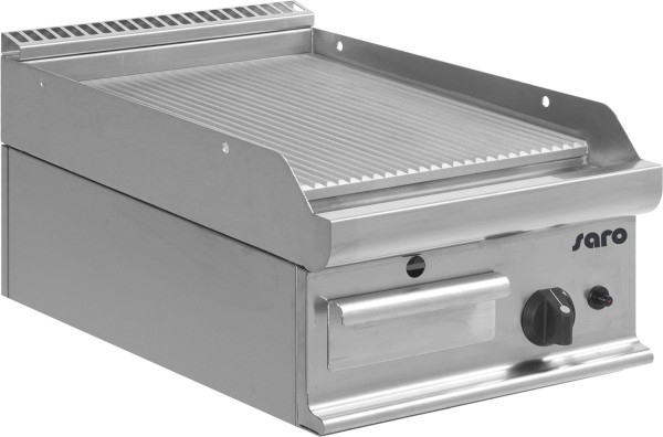 SARO Gas-Griddleplatte Tisch E7/KTG1BBR