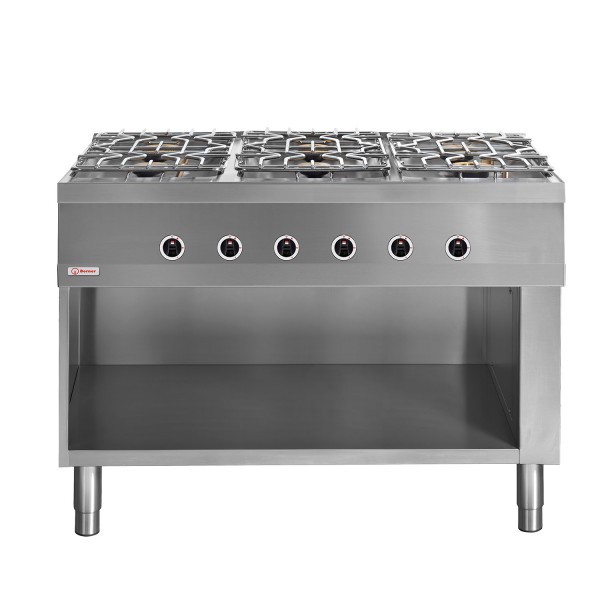 Berner BHG6D85 Standherd Gas mit 6 Kochstellen Sondermodell