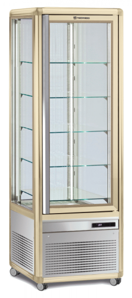 KBS Pralinenvitrine Snelle 351 Q LED (bronze) 5 feste Glasablagen