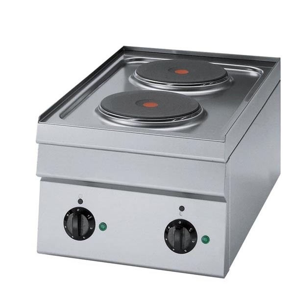 Tecnoinox Kochfläche, Elektro, 2 runde Platten, 3kW