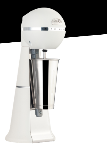 Frappe Mixer A-2001 weiss 15.000 bis 22.000 U/min ARTEMIS by NOSCH mit Edelstahl-Becher