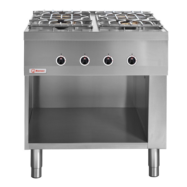 Berner BHG4S85 Standherd Gas mit 4 Kochstellen Sondermodell