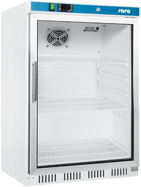 SARO Lagerkühlschrank mit Glastür - weiß HK 200 GD