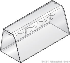 Hustenschutz mit Heizung GN 3/1