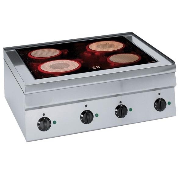 Tecnoinox Kochfläche, Ceran, 4 Heizzonen, 8,6kW