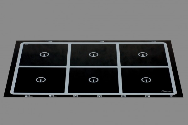 Berner BI6EGAF30 - Einbaukochfeld Induktion, 6-flammig, Flächenstar