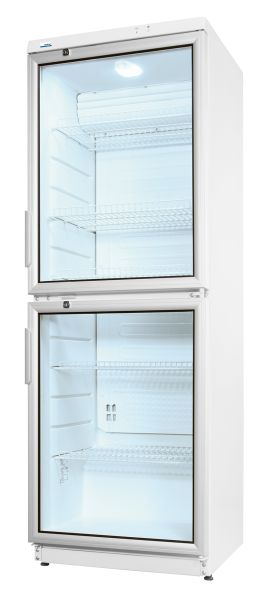 Glastüren-Kühlschrank CD 350-2 LED, 350 Liter Umluftkühlung COOL LINE by NordCap