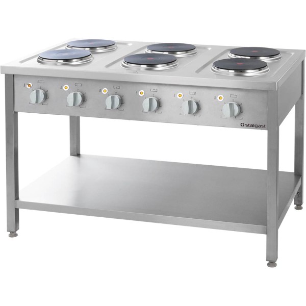 STALGAST Elektroherd Serie 700- 6 Platten a 2,6 kW, 1200 x 700 x 850