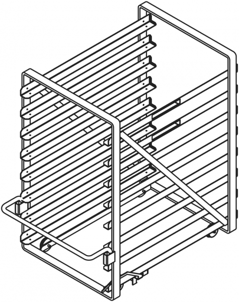 Hordengestell 8 x Euronorm (600x400mm)