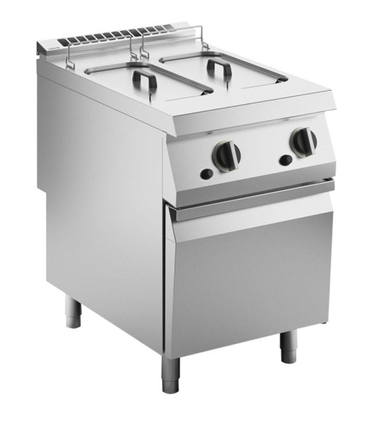 KBS Gas-Fritteuse 2 Becken je 10 L Standgerät 20kW
