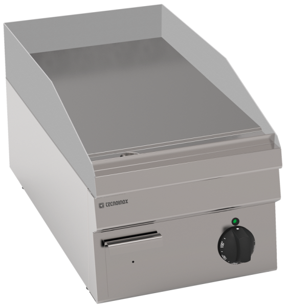 KBS Elektro-Grillplatte glatt hartverchromt matt gebürstet 1 Heizzone Tischgerät