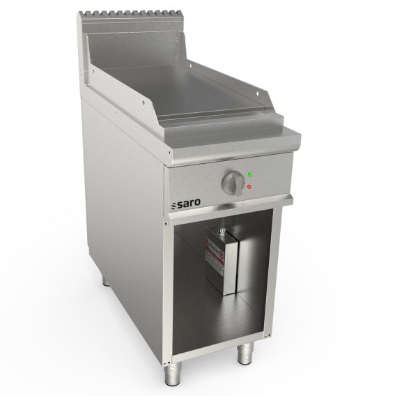 SARO Elektrogriddleplatte 400mm breit Stand glatt LQ