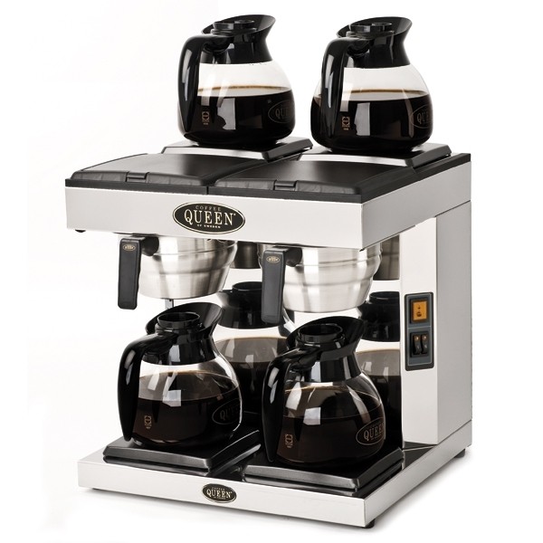 Coffee Queen Filterkaffeemaschine DA-4, 4x1,8 ltr, autom. Befüllung, Gastro