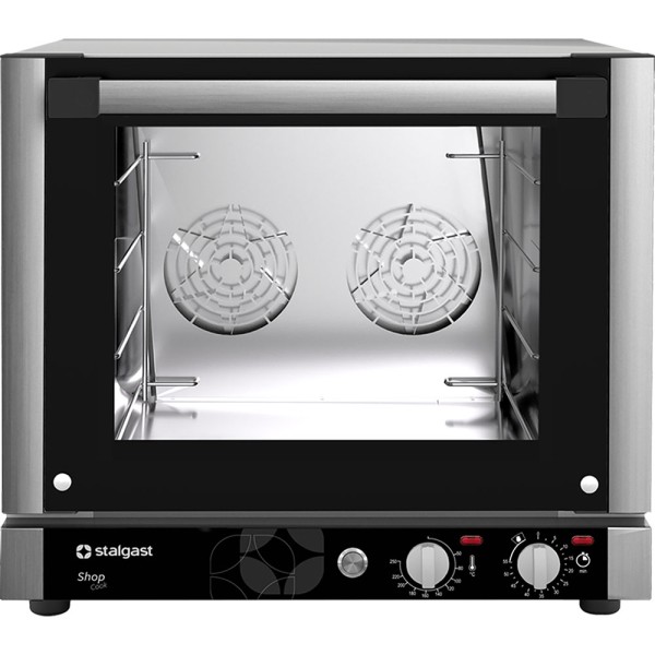 STALGAST Konvektomat mit Beschwadung ShopCook manuelle Steuerung 4x430x340/4xGN 2/3 3,1 kW
