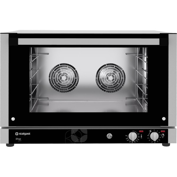 STALGAST Konvektomat mit Beschwadung ShopCook manuelle Steuerung 4x600x400/4xGN 1/1 6,3 kW