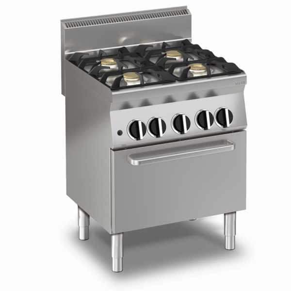 KBS Gas-Herd mit 4 Brennern und Gasofen
