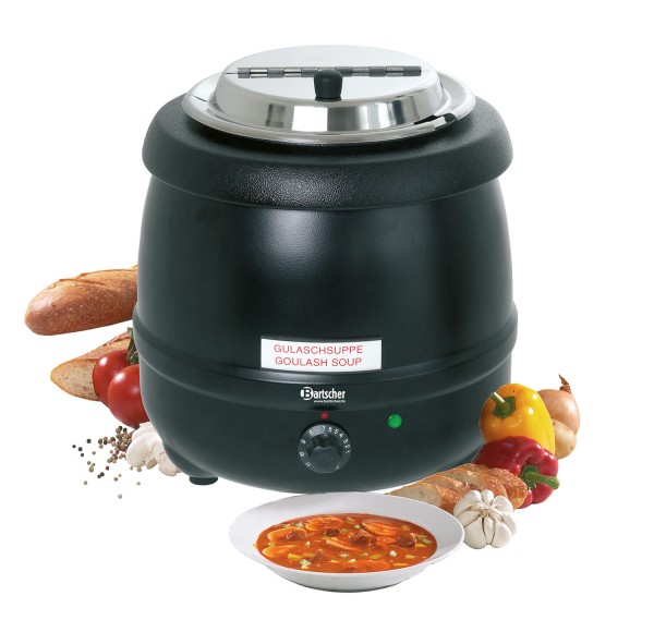 BARTSCHER Suppentopf Economic, 9L, schwarz - 100061