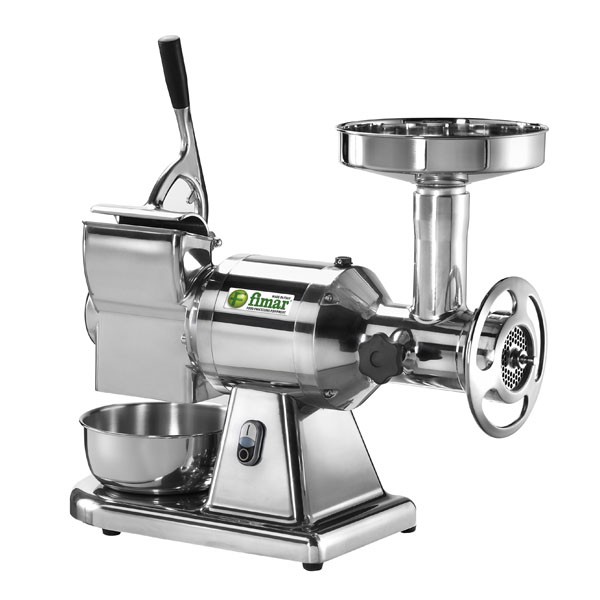 Fimar Fleischwolf 22T mit Käsereibe und Inox-Schneidwerk