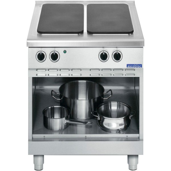 Ascoline 700 Stand Gussplattenherd mit Umluft-Backofen AEH 615