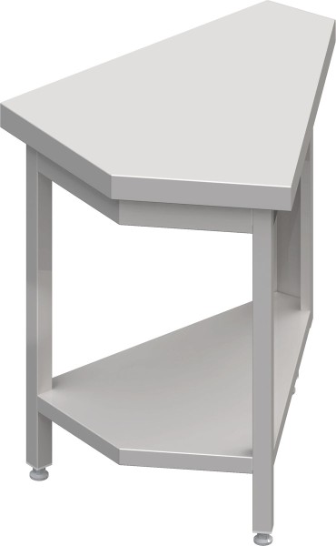 STALGAST Neutralausgabe 45° Inneneckmodul 644x814x880 mm, Edelstahlabdeckung