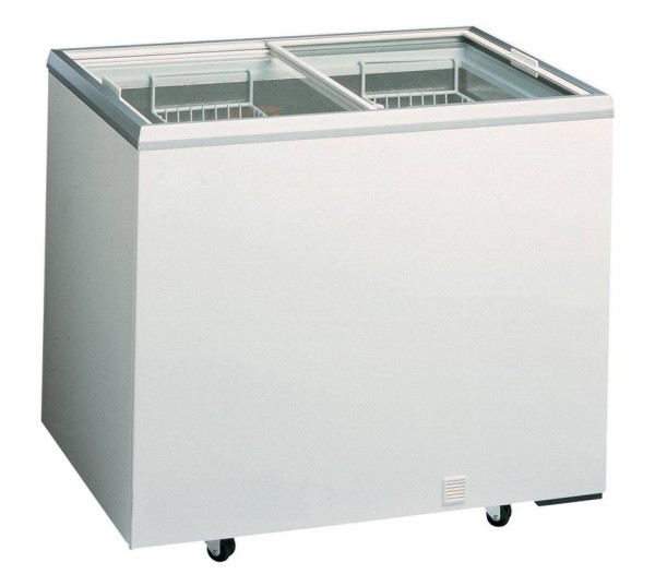KBS Eiscreme Impuls-Tiefkühltruhe D 300 mit Glasschiebedeckel