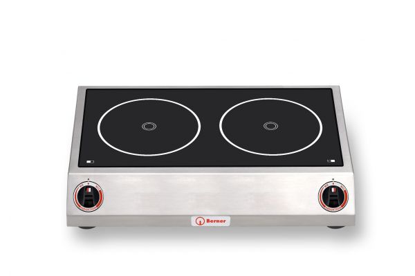 Berner BM2Q6 Tisch-Induktionsdoppelkochplatte Nachfolgemodell vom BI2SQ6
