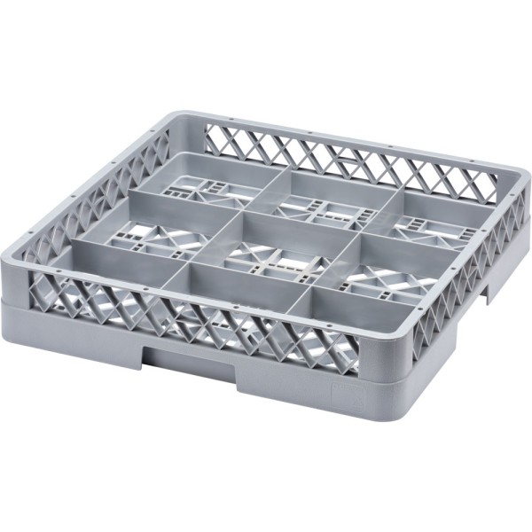 STALGAST Spülkorb für Gläser und Tassen 9 Fächer 500 x 500 mm