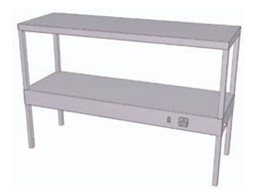 Wärmebrücke Aufsatzbord 2-etagig mit Wärmestrahler - Tiefe 200 mm SCHOLL