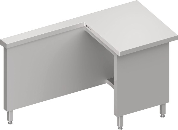 STALGAST Kassenstation "Free Flow" Arbeitsbereich rechts 1400x735x880 mm Granitabdeckung "Standard