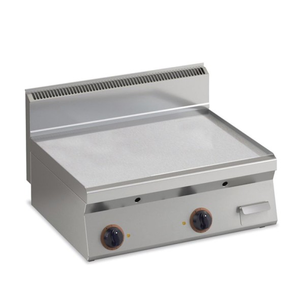 KBS Elektro Grillplatte glatt aus Edelstahl Fläche 996x555mm 2 Heizzone Tischgerät