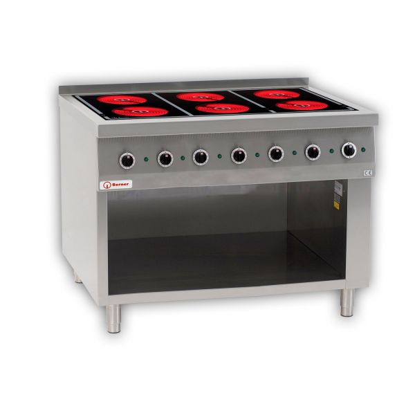 Berner BS6SHRB Elektro-Standherd mit 6 Strahlheizkörper Sondermodell